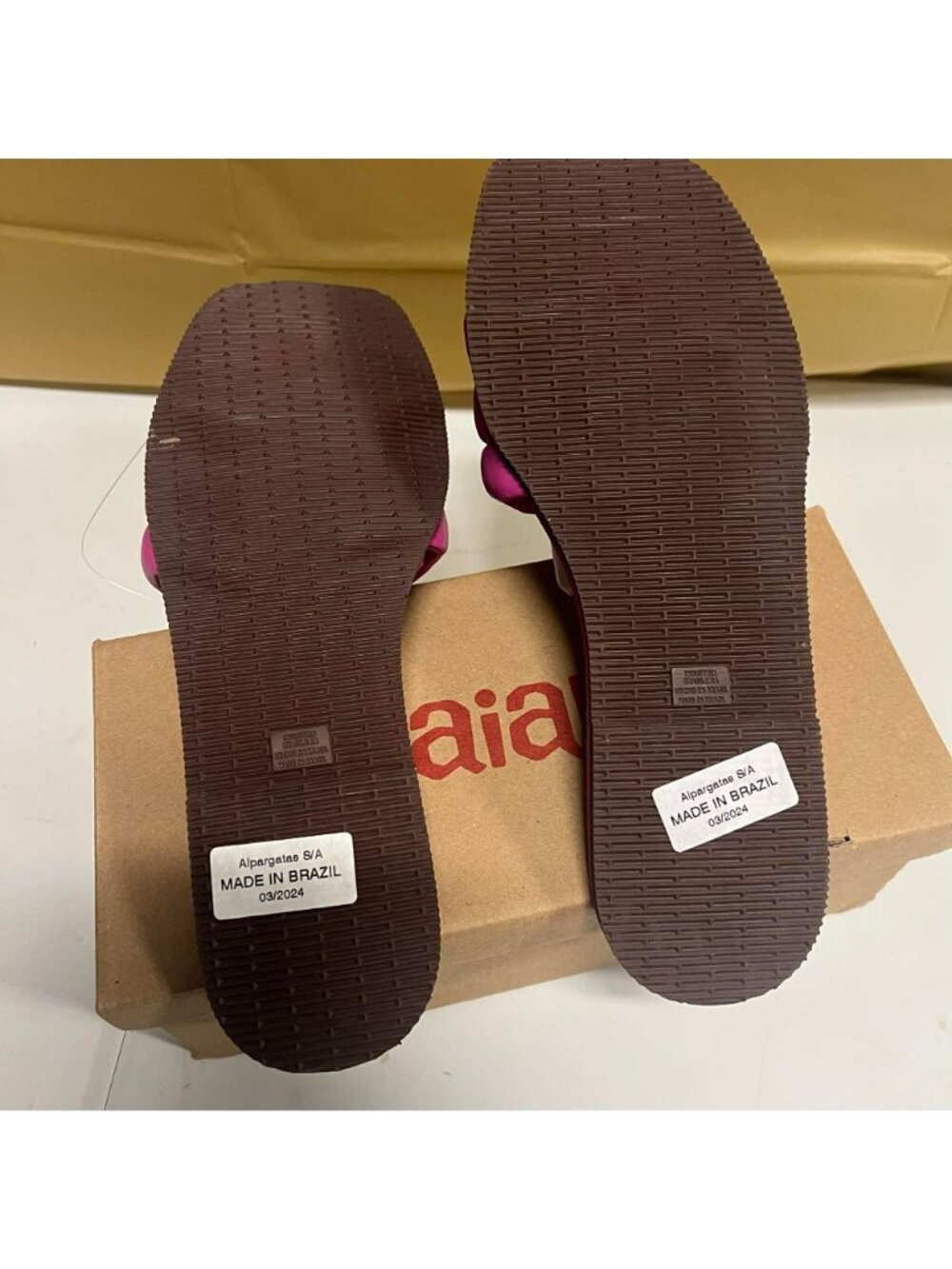 Havaianas You Firenze Sandals Women's Sandals Pink Rose Gum US 12 - Picture 5 of 7